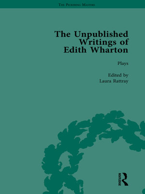 cover image of The Unpublished Writings of Edith Wharton Vol 1